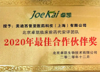 【美·记闻】JDB电子被评为“2020年最佳合作同伴”