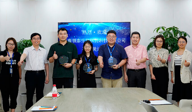 DMPK团队再获客户赞美，领泰生物CEO冯焱博士亲临JDB电子授奖
