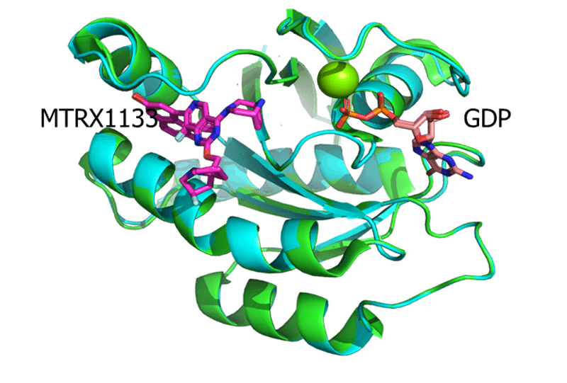 KRAS-G12D-RTX1133-共结晶与MRTX1133（7RPZ，PDB）的结构比力.png