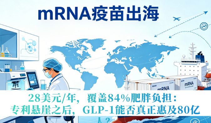 28美元/年，覆盖84%肥胖职守：专利绝壁之后，GLP-1能否真正惠及80亿人？